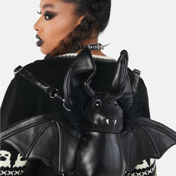 Halloween boutique Handbags - NWT BATTY FOR YOU MINI BACKPACK